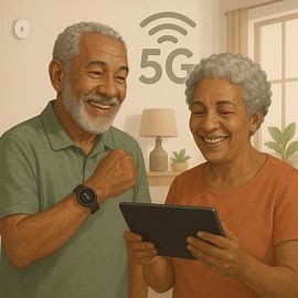 Velhice Conectada: Como o 5G Está Revolucionando a Autonomia dos Idosos