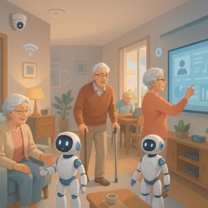 Comment l’Intelligence Artificielle Rend la Vieillesse Plus Sûre et Indépendante