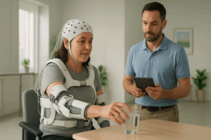 Exoesqueletos Leves + Interfaces Cerebrais: Reabilitação Rápida, Segura e Inclusiva