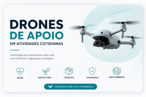 Drones de Apoio em Atividades Cotidianas: Como a Tecnologia Está Transformando o Dia a Dia
